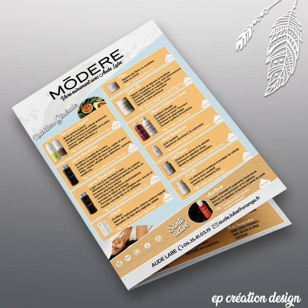 Livret de presentation des produits Modere