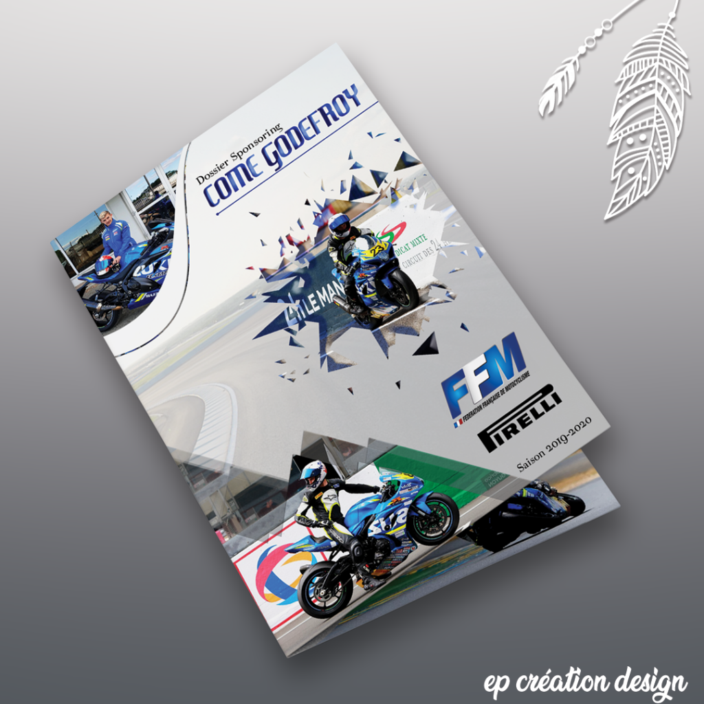 Livret sponsor d'un futur motard de circuit