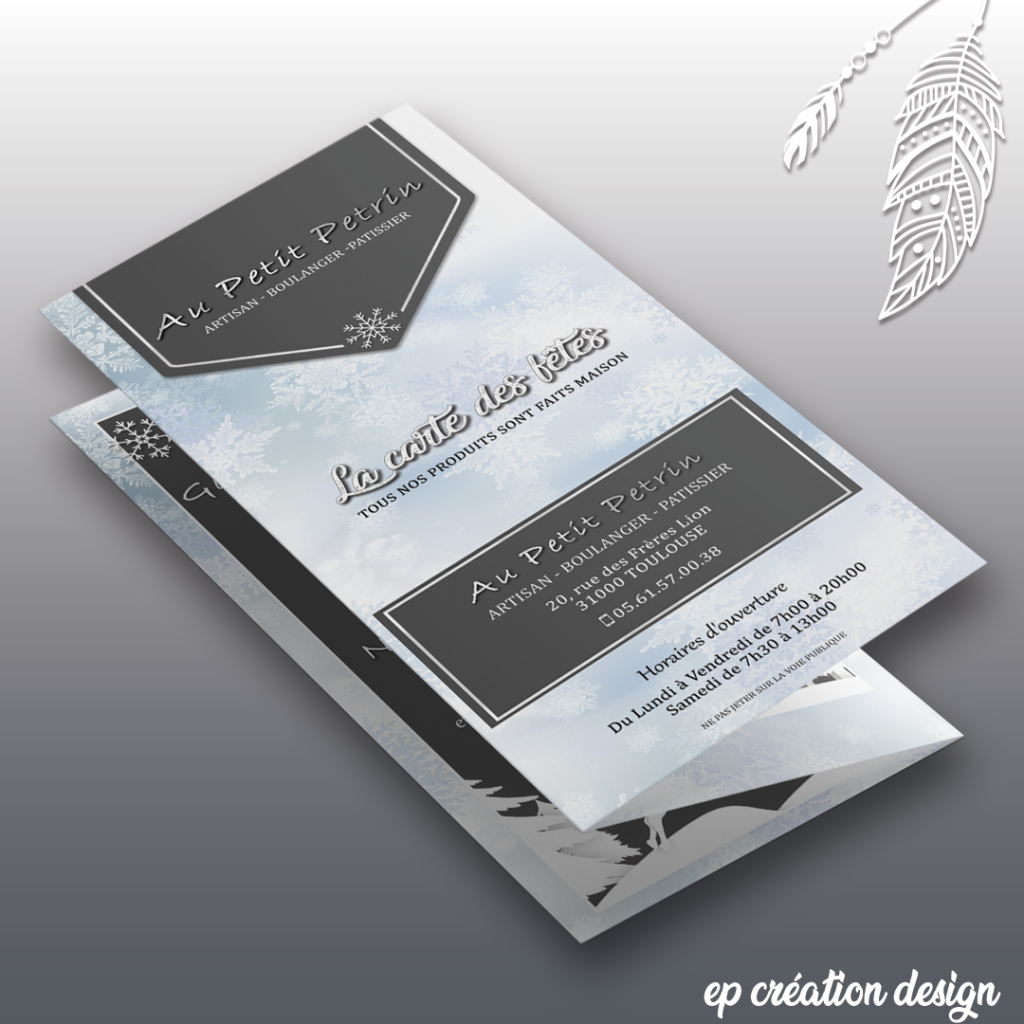 Depliant de Noel Au petit petrin