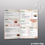 Carte de restaurant le Marrakech, pages interieures