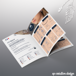 Brochure de présentation de bijoux pour 777Bijoux, créatrice de bijoux en argent massif
