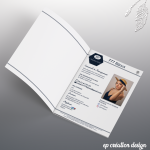 Dernière page de la brochure qui présente les coordonnées de l'entreprise ainsi que les informations obligatoires