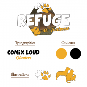 Pour réaliser votre logo, nous utilisons des typographies et illustrations uniques