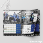 Chaque page de votre calendrier est une invitation à revivre vos aventures à moto, à partager votre amour pour la route et à organiser votre année d'une manière qui évoque la liberté, la vitesse et l'adrénaline