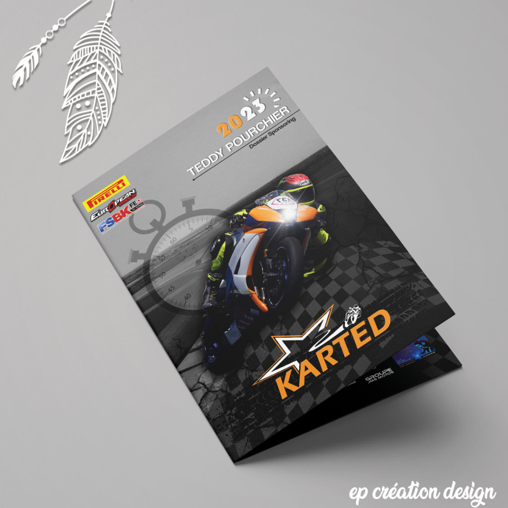 Créez un press book moto percutant. Mettez en avant vos exploits et votre passion pour la moto.