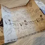 Personnalisez l'intérieur de votre faire part magique avec la photo de votre lieu de réception redessiné