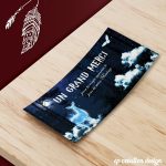 Carte de remerciement pour un mariage sur le thème d'Harry Potter avec le patronus de Severus Rogue